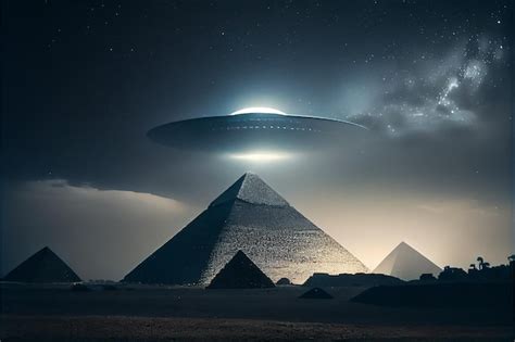 Premium Photo Illustrtion Of Egypt Pyramid Surrounded By Magical