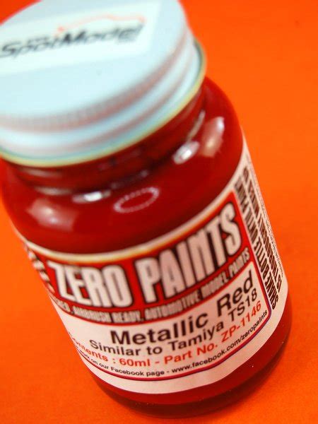 Zero Paints Zp 1146 Paint For Airbrush Metallic Red Similar To Ts 18 1 X 60ml For Airbrush Ref