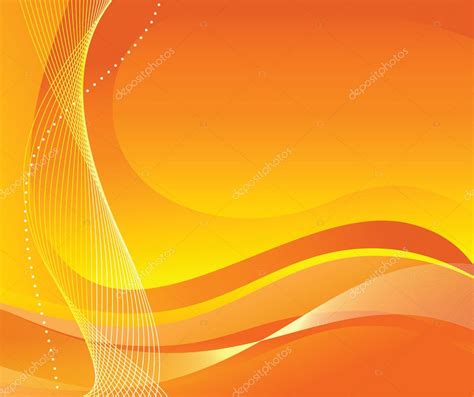 Fondo Naranja Abstracto Vector De Stock Inna Af 1134117