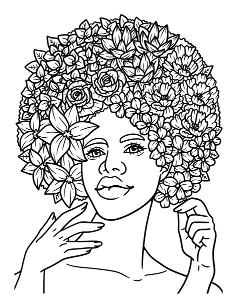 Desenho De Mulher Para Colorir Focalizando