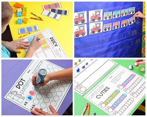 Abb Pattern Worksheets For Kindergarten