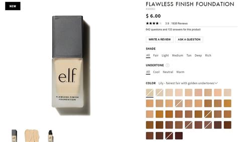 Elf flawless finish foundation expanded to 40 shades : PaleMUA