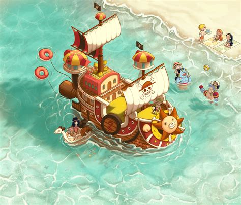 Thousand Sunny Adventure One Piece Hd Wallpaper By Nako Senna