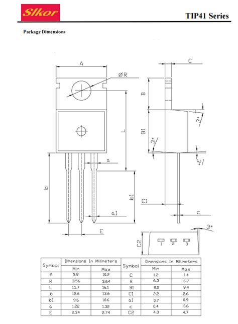 Tip C Npn Power Transistors Slkor Semiconductors