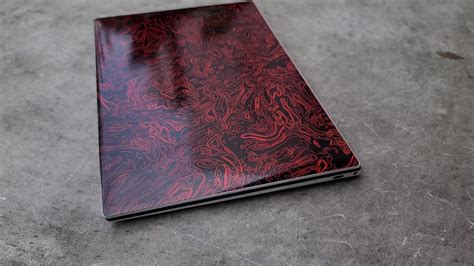 Damascus Holo Red Xps 13 Rdbrand