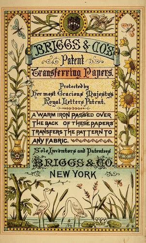 Briggs And Co S Patent Transferring Papers By Briggs And Co Open Library