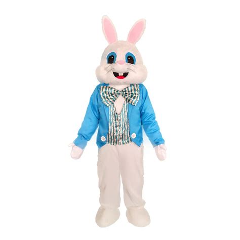 Easter Party Rabbit Costume Bunny Mascot Walking Costume Adult Size ...