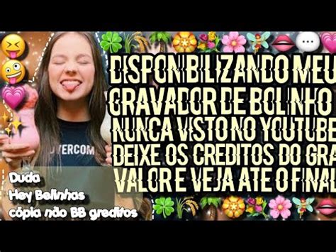 Disponibilizando Meu Gravador De Bolinho Nunca Visto No Youtube