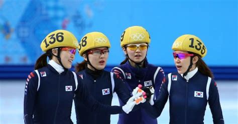 소치 한국 女 쇼트트랙 3000m 계주 金 경기전 공상정→김아랑 교체