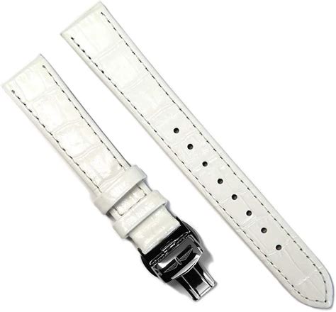 Rotary Genuine Leather Watch Strap Mm Crocodile Skin Replacement Band