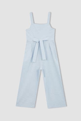 Blau M Dchen Regular Fit Overall Defacto