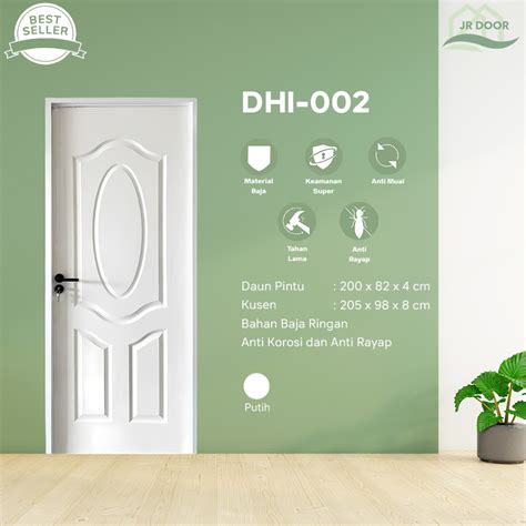 Jual Jr Door Dhi 002 Pintu Baja Single Kamar Pintu Utama Pintu