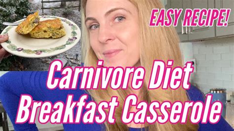 Carnivore Diet Breakfast Casserole Recipe 4 Ingredients Easy