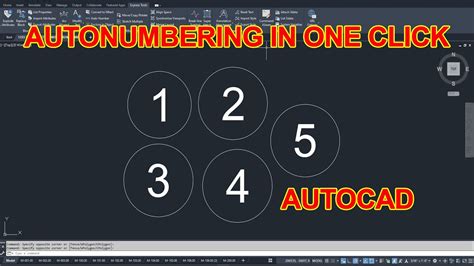 Auto Numbering In AutoCAD YouTube