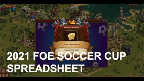 Forge Of Empires Soccer Event 2021 YouTube