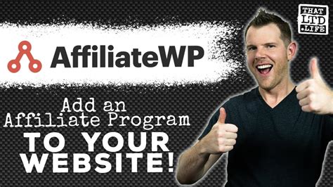 Affiliate Program For Wordpress How To Use Affiliatewp Tutorial