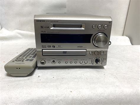 【やや傷や汚れあり】～1円スタート～【通電確認済】 Onkyo オンキョー Fr 7gxdv Dvd Md Tuner Amplifier