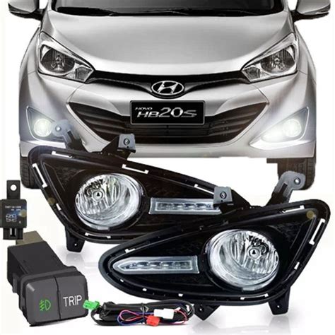 Kit Farol De Milha Completo Hyundai Hb20 2012 13 14 15 Hb20s 2013 14 15