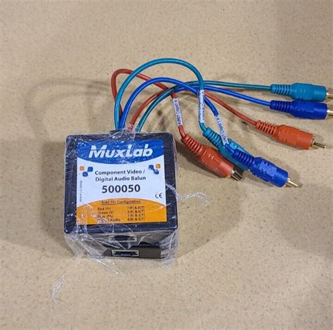 Muxlab 500050 Component Videodigital Audio Balun Lot Of 2 Ebay