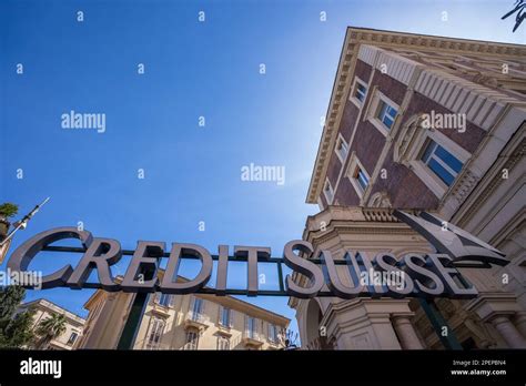 Rome Italy 16 March 2023 The Signage At The Headquarters Of Credit