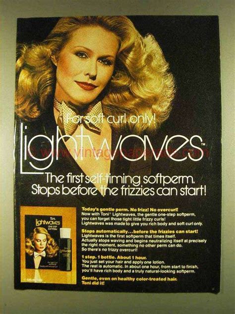 Dm0619 1980 Toni Lightwaves Perm Ad For Soft Curl Only Soft Curls