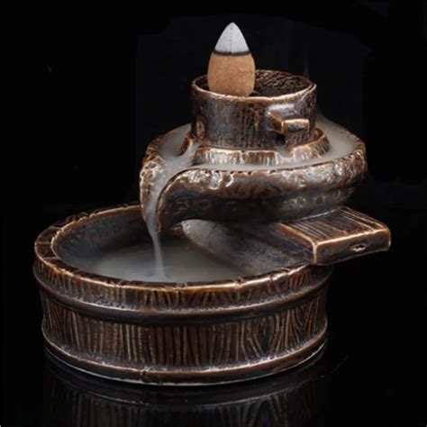 Creative Ceramic Backflow Incense Burner Cone Incense Sandalwood Ceramic Aromatherapy Incense