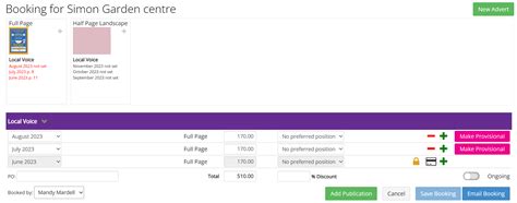 Managing Bookings Magmanager