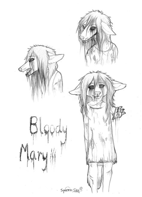 Bloody Mary Sketches By Spectra Sky On Deviantart
