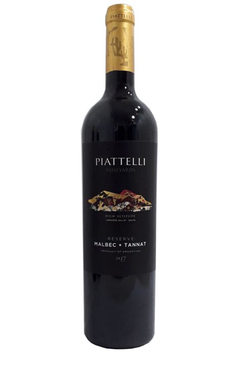 Vino Piattelli Malbec Tannat Reserva Piattelli Vineyards