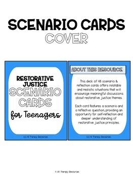 Restorative Conversations For Teens Restorative Justice Activities