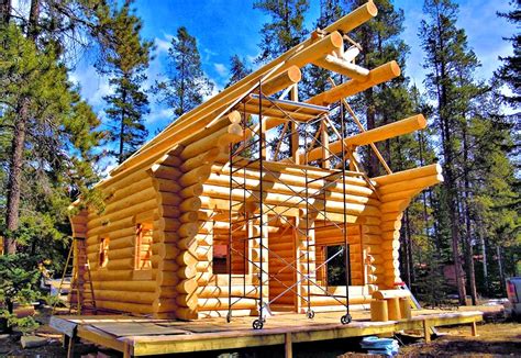 Luxurious Log Cabin in the Woods - North American Log Crafters