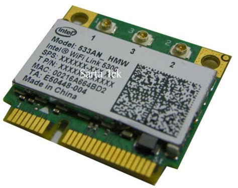 Intel Wifi Link An Hmw Dual Band B A G N Pcie Half X