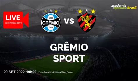 Grêmio Sport Recife live stream Série B 20 setembro 2022