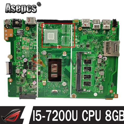 X Ua Mainboard I U Cpu Gb Ram For Asus X Ua X Uv X Ub