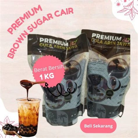 Jual Premium Brown Sugar 1 Kg Gula Jawa Merah Cair 1kg Gula Aren Di