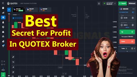 QUOTEX Trading Broker Robot Cross Signal Strategy Best Secret For