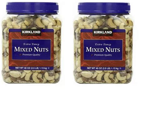 Pack Of Kirkland Signature Extra Fancy Salted Mixed Nuts Lbs