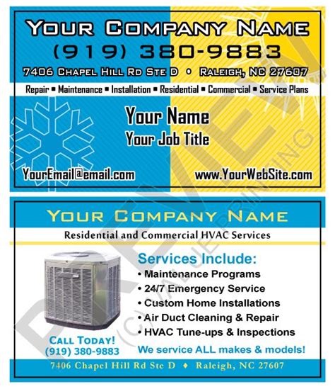 8 best HVAC Business Cards images on Pinterest | Business cards, Carte ...