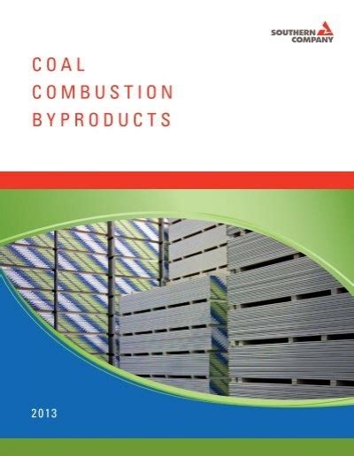 Report On Coal Combustion Byproducts Southern Company