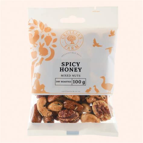 Roasted Spicy Honey Mixed Nuts | Cecilia's Farm