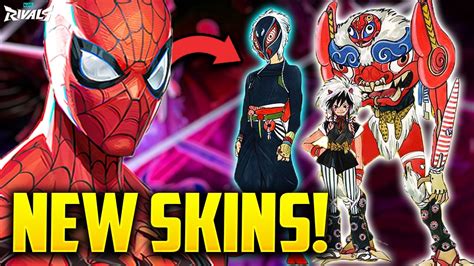 New Samurai Spider Man Oni Peni Parker Skins Revealed Marvel