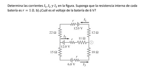 Solved Determina Las Corrientes I1 I2 Y I3 En La Figura Chegg