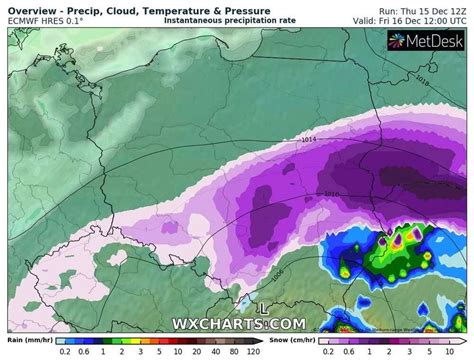 Pogoda Na Grudnia Front Ze Niegiem I Deszczem W Polsce