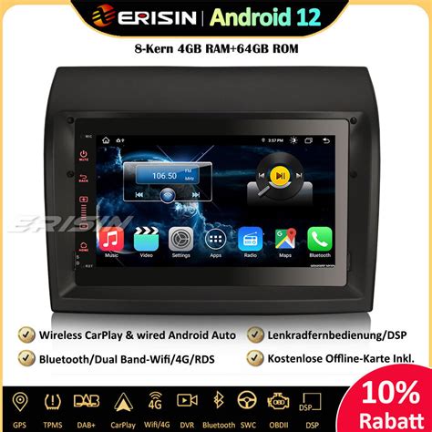 Erisin Es D Kern Android Car Stereo Bluetooth Sat Nav Gps For