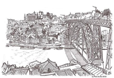 Porto Petescully Porto City Drawing Drawings