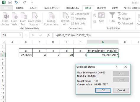 Cara Membuat Goal Seek Di Excel Geena And Davis Blog