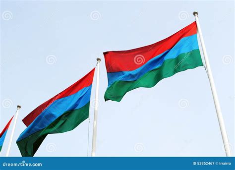 Flag Of Karelia Russia Stock Image Image Of Symbol 53852467