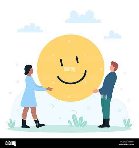 Emoji Positive Mood And Reaction In Social Media Vector Illustration