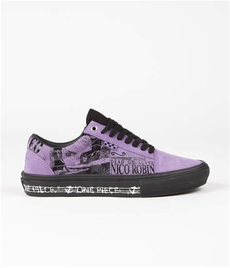 Vans Skate Old Skool Shoes One Piece Wanted Nico Robin Purple