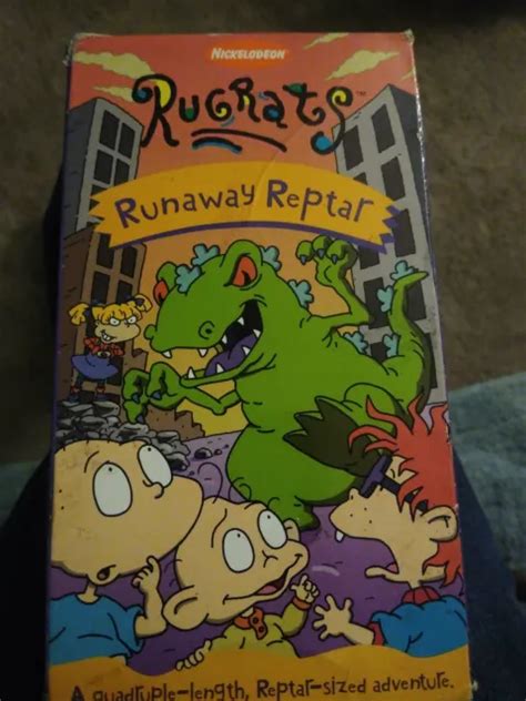 Rugrats Runaway Reptar Vhs Video Cassette Tape Nickelodeon Fast Uk 0 Hot Sex Picture